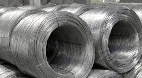 Rollo de alambre galvanizado.